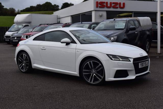 Audi TT 1.8 TFSI S line Euro 6 (s/s) 3dr Coupe Petrol White